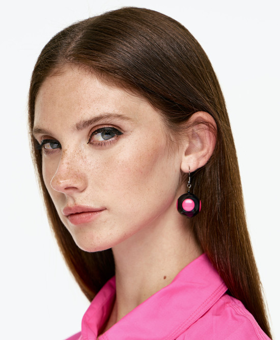 Polka dot earrings