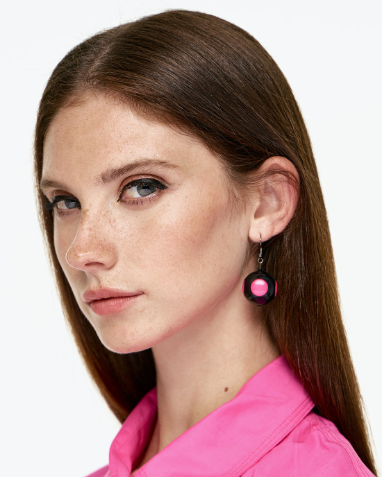 Polka dot earrings