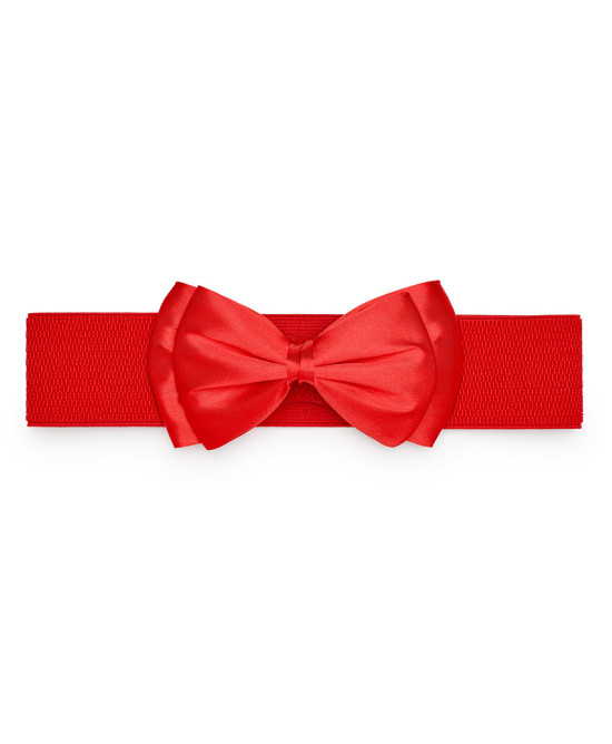 Belt with satin bow
