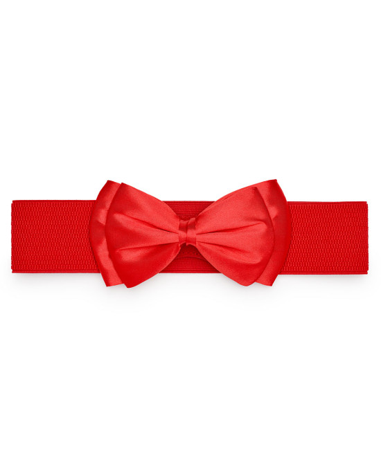 Belt with satin bow