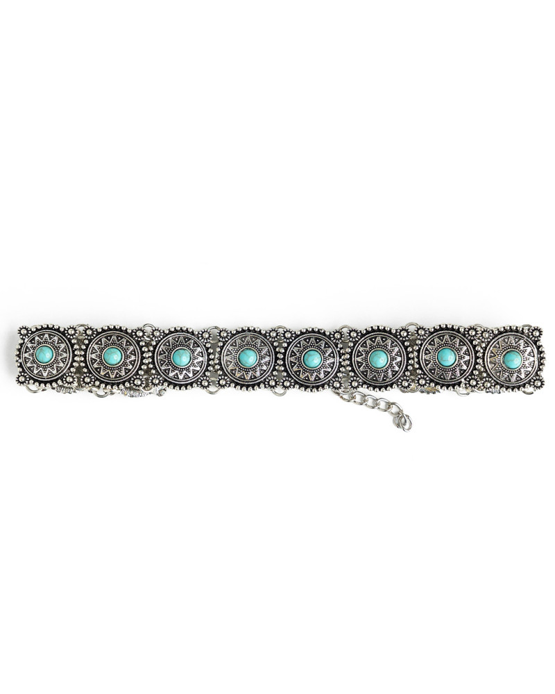 Choker necklace turquoise