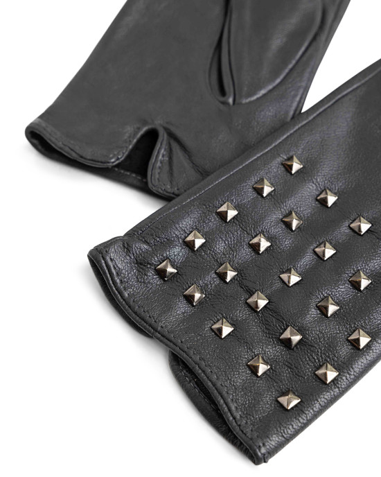 Gloves leather studs