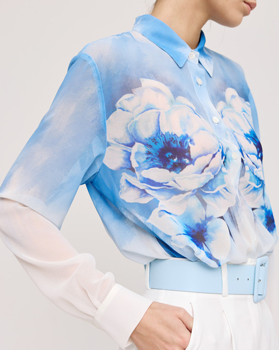 Floral printed shirt