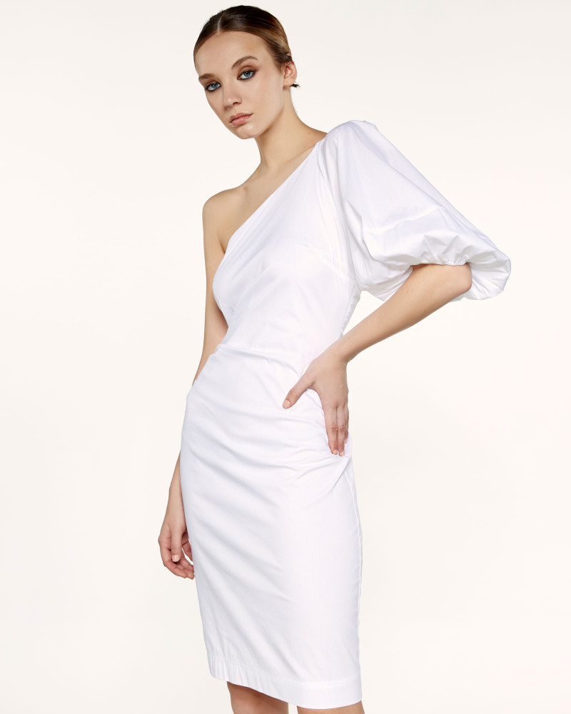 Dress with one shoulder