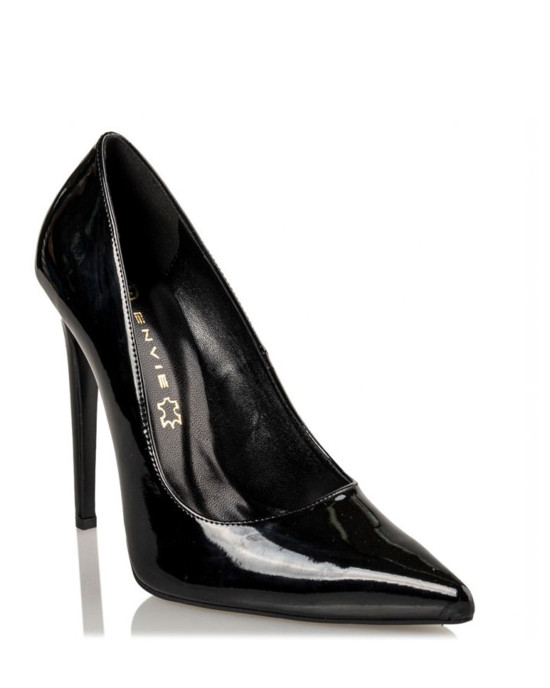 Shiny stiletto heels