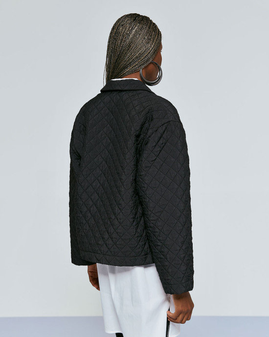 Quilted jacket with pockets