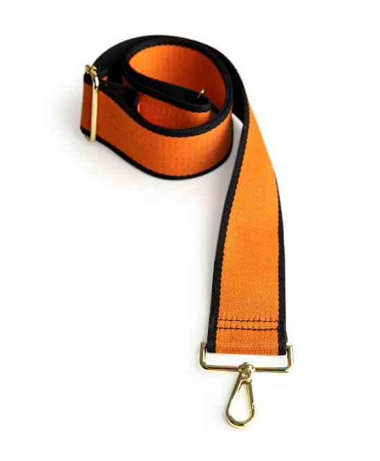Orange bag strap