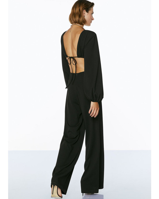 Jumpsuit with open back