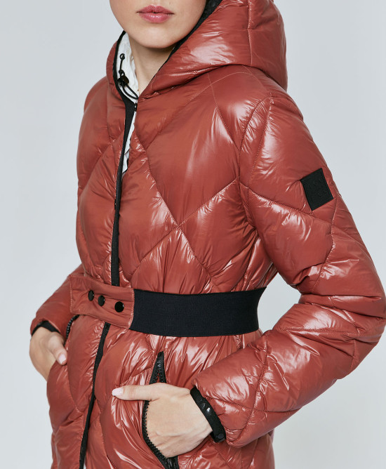 Puff quilted double-faced jacket